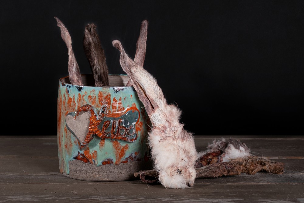 Konijnenoren met vacht - klein