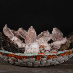 Konijnenoren met vacht - middel